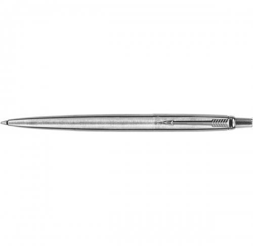 Parker Jotter stainless steel ballpen with push button- with gift box- blue ink