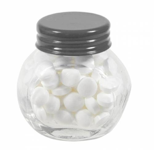 Promotional Small Glass Jars With 30gr Of Mints