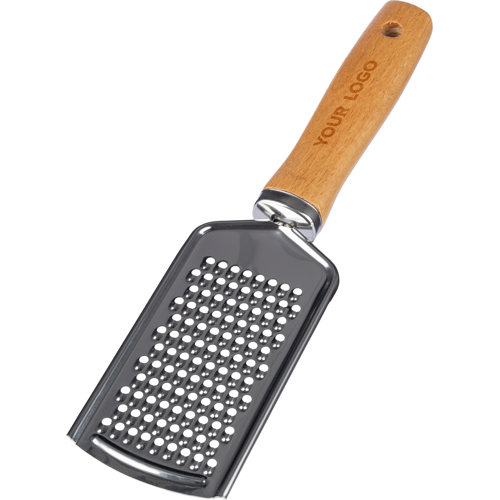 Steel grater with wooden handle Custom Logo