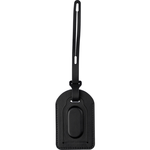 Branded Promotional Recycled PU luggage tag (Built-in Apple Find My)