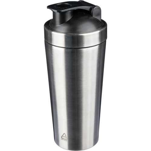 Branded Promotional Recycled stainless steel single-walled drinking bottle (750 ml)