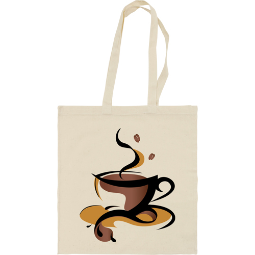 Cotton Tote bag in natural colour. (150gsm/4.42oz) Custom Logo