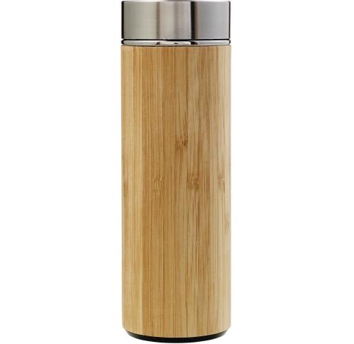 Bamboo bottle with tea infuser (420 ml)