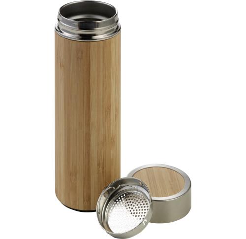 Bamboo bottle with tea infuser (420 ml)