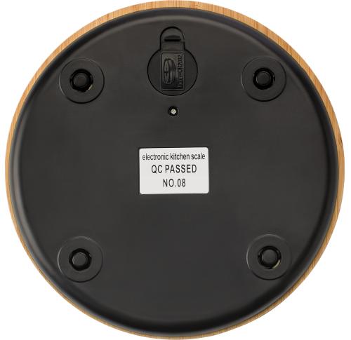 Bamboo kitchen scale