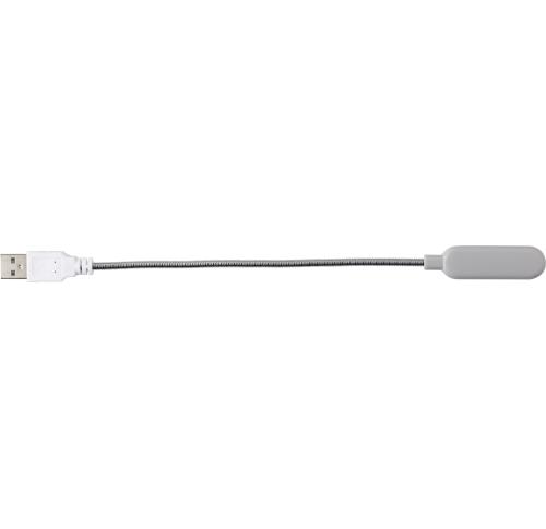 Plastic and metal laptop light