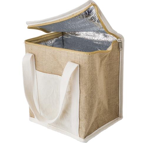 Jute cooler backpack