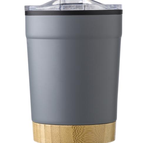 Logo Printed Stainless steel single walled travel mugs (300ml)