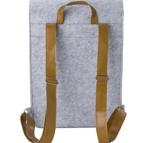 Recycled Branded RPET felt backpacks