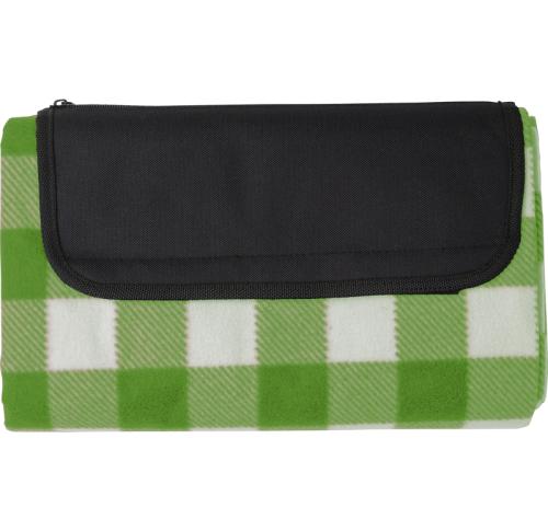 Promotional Polar Fleece Checked Picnic blankets