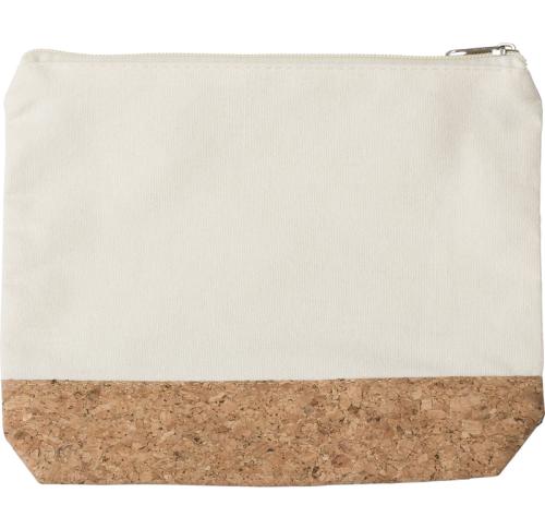 Custom Printed Cork & Cotton Cosmetic bags