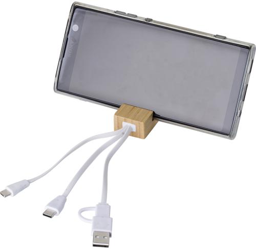 Custom Logo Bamboo charger and keychains