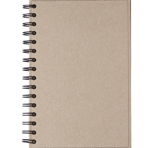 Promotional Logo Printed Wirebound  Recycled hard cover notebooks