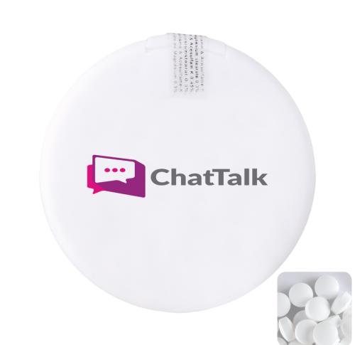 Custom Logo Round mint cards with sugar free mints