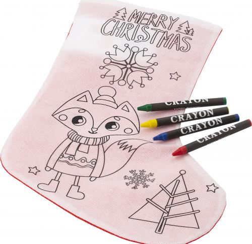 Promotional Christmas Stocking Kids Colouring