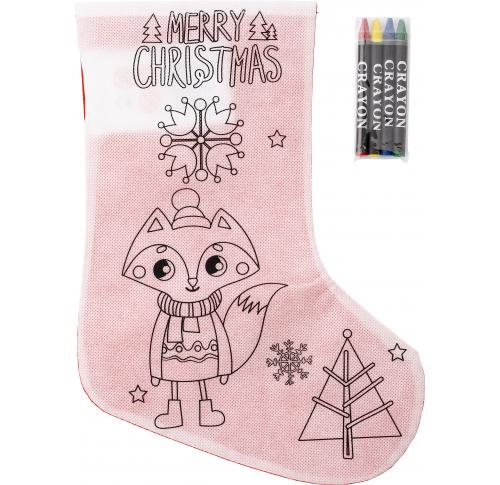 Promotional Christmas Stocking Kids Colouring