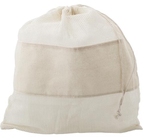 Natural cotton mesh bags