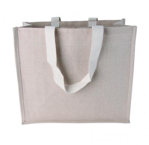 Branded Canvas Tote Bags Bag With Woven Handles  240 Gr/m2