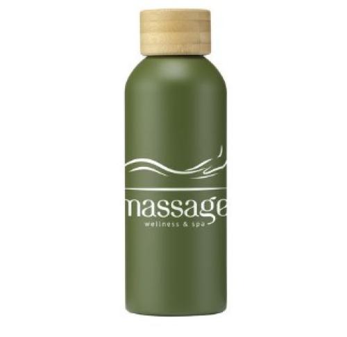 Luxury Double Walled Insulated Stainless Steel Thermos Water Bottle Bamboo Lid 500ml