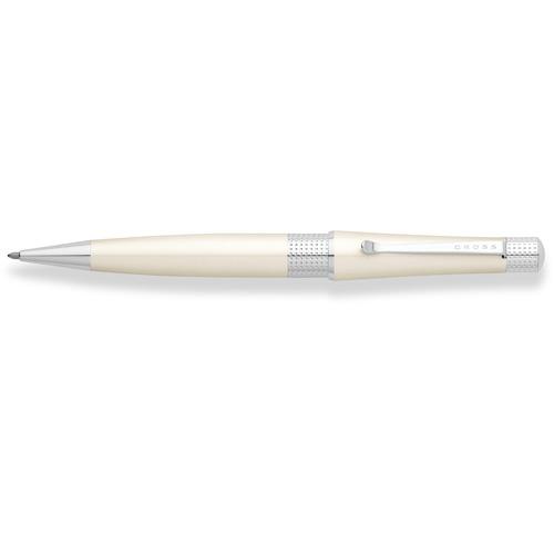 Branded Cross Pens Beverley  (White Lacquer)