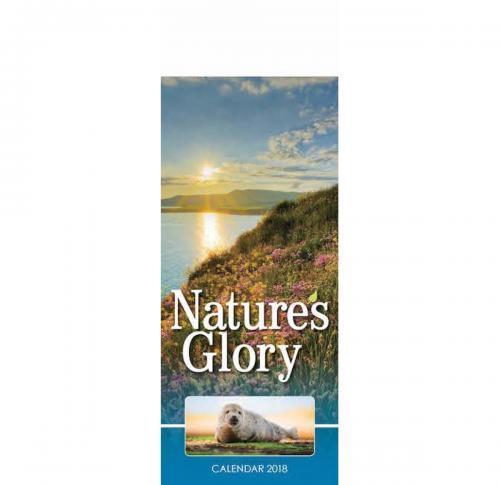 Nature's Glory Slim Wall Calendars  2025 Custom Logo