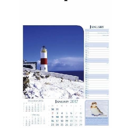 Notable Britain Wall Calendar 2025