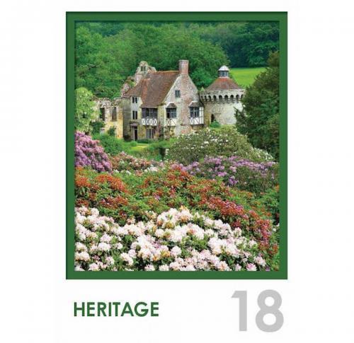 Heritage Optima Wall Calendar 2025 12 Leaf