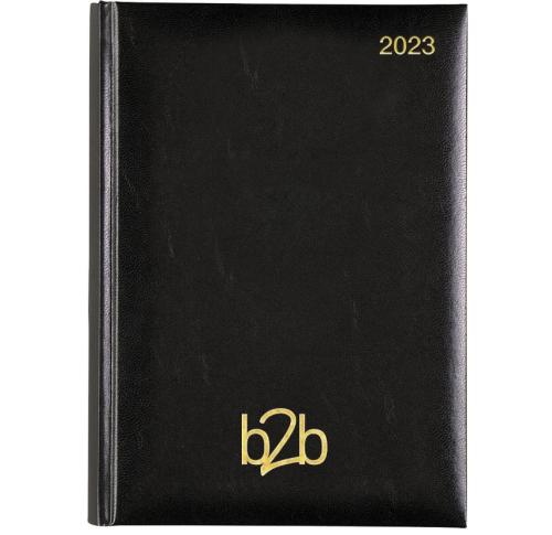 Printed A5 Page A Day Desk Diaries  2025 - Cream  Paper Strata