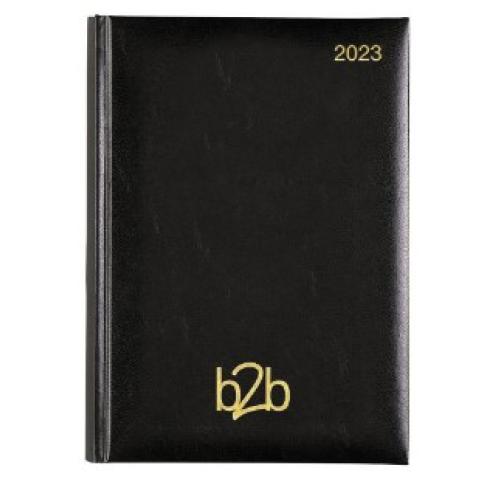 2025 Diaries A5 Page A Day - Foil Blocked Desk Diary 