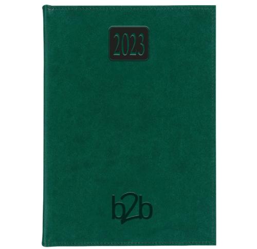 Embossed A5 Page A Day Desk Diaries 2025 Padded Cover