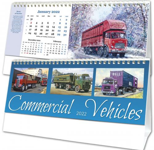 Branded Commercial Vehicles Desk Calendars 2025