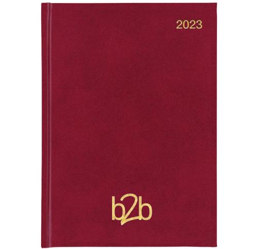 Promotional Page A Day A5 Desk Diaries 2025 - Strata Cream Paper Padded