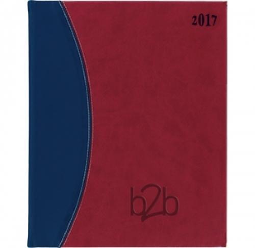 Branded Quarto Sorrento Management Desk Diaries 2025 Cream Paper