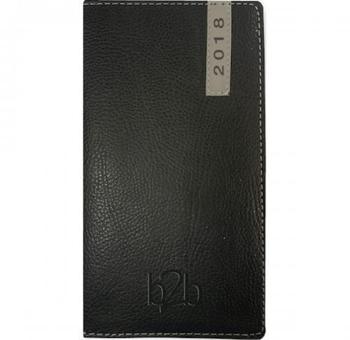 Branded Santiago Pocket Diaries 2025 Week To View White Paper
