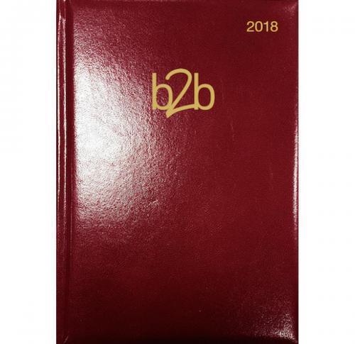 Promotional Page A Day A5 Desk Diaries 2025 - Strata Cream Paper Padded