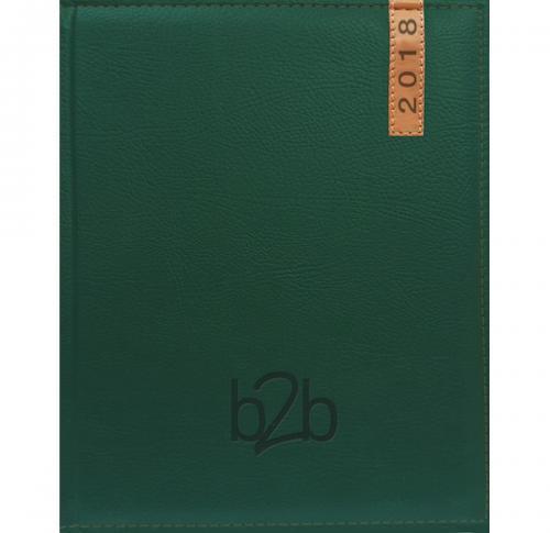 Quarto Blind Embossed Management Desk Diaries 2025 Cream Paper Padded Cover