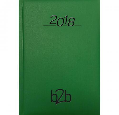 Foil Blocked A5 Desk Diaries 2025 Padded Cover Nero