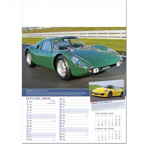 Promotional Printed 2025 Wall Calendars Classic Marques Past & Present 