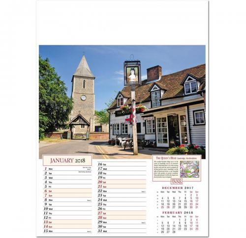 Olde Worlde Inns Wall Calendar 2025