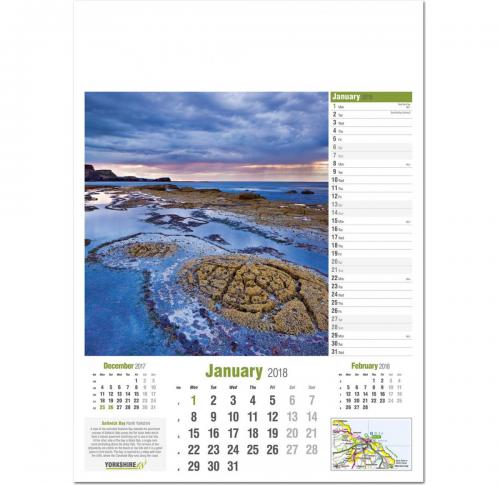 Bespoke Business Yorkshire Wall Calendars 2025