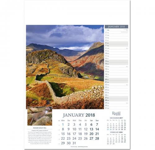 Promotional Company Rural Britain Wall Calendars 2025