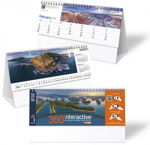 360interactive Desk Calendar 2025