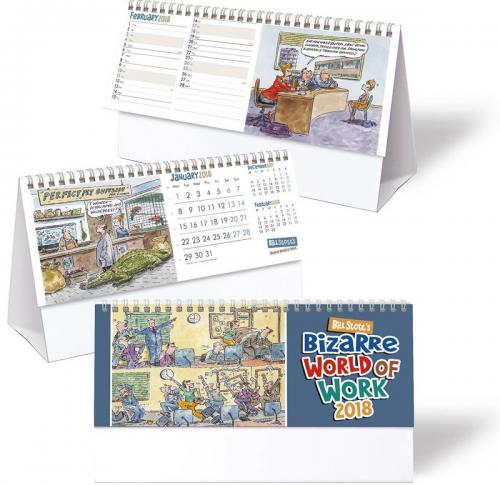 Custom 2025 Desk Calendars - Bizarre World Of Work
