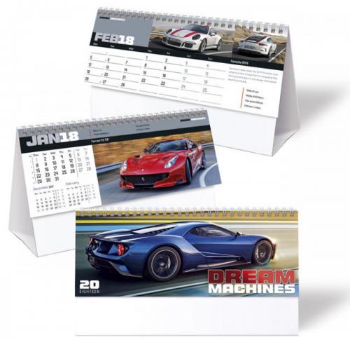 Promotional Printed Desk Calendars 2025 Dream Machines 