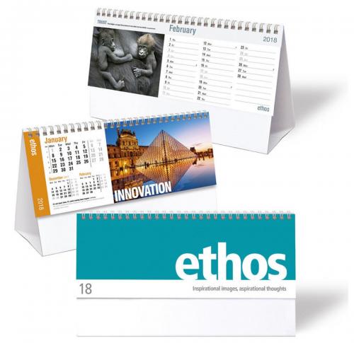 Branded 2025 Ethos Desk Calendars 