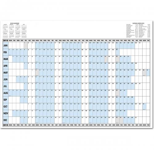 Printed Commercial Wall Planners 2025
