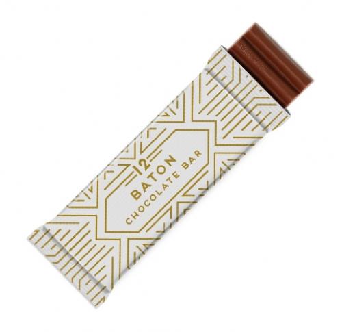 Branded 12 Baton Bar - Milk Chocolate