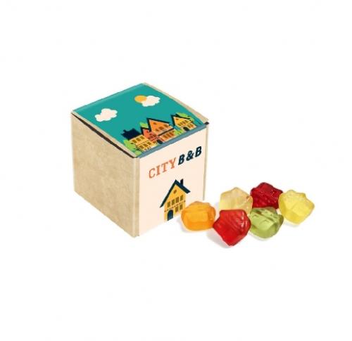 Eco Range – Eco Kraft Cube - Kalfany Fruit Gums - 40g