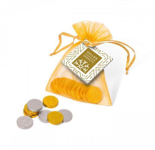 Winter Collection – Organza Bag - Chocolate Coins