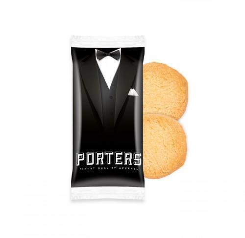 Flow Bag - Mini Shortbread Biscuits - x2